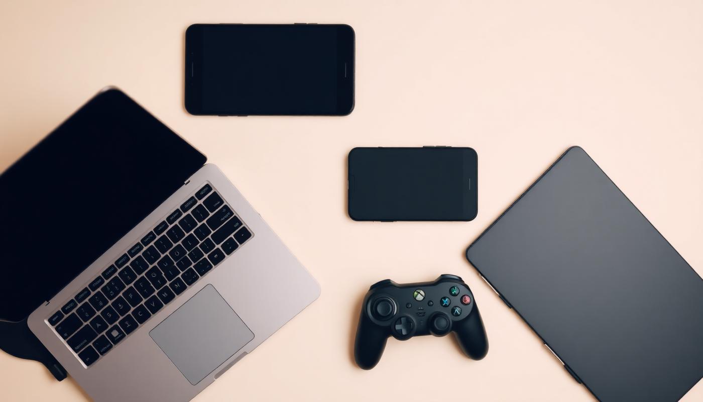Phone, laptop, tablet, smartwatch and controller